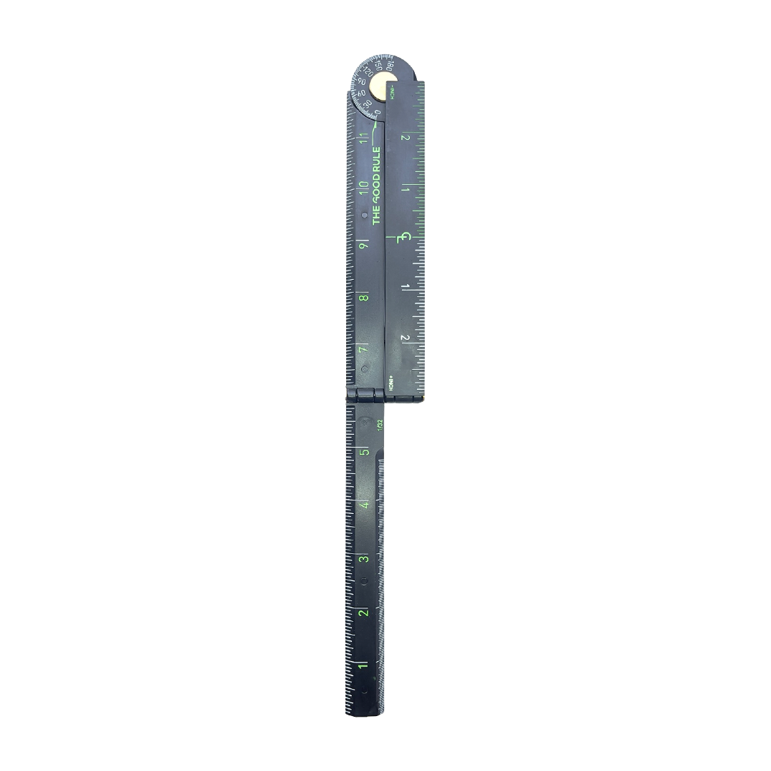 Bulders Ruler Imperial Black Builders Ruler – THE GOOD TOOL COMPANY